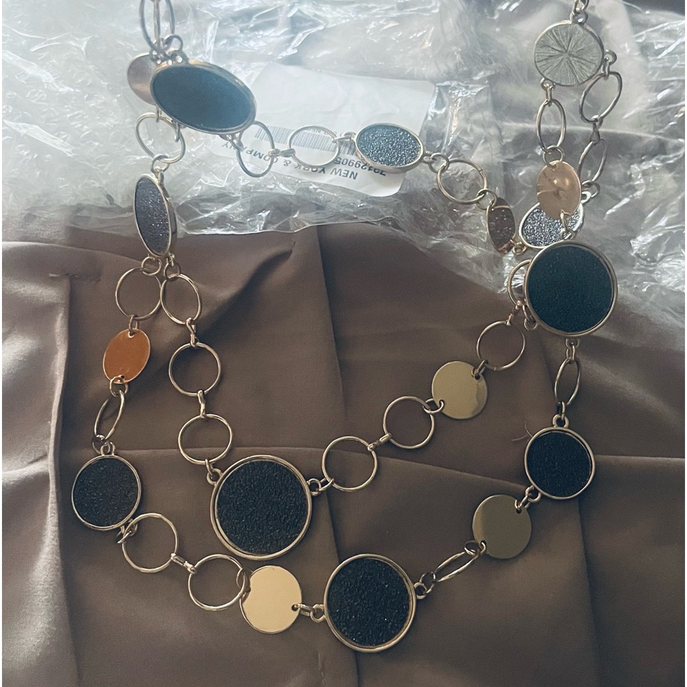 Never Worn-Stainless steel polish necklace from France.
